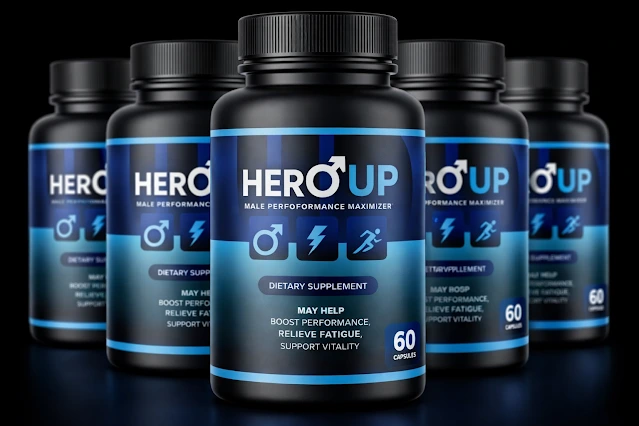 Hero UP male enhancement supplement six-bottle package